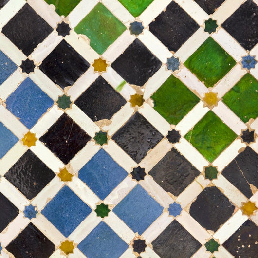 Typical Andalusian Mosaic Spain Wall Decal
