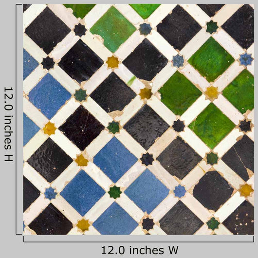 Typical Andalusian Mosaic Spain Wall Decal