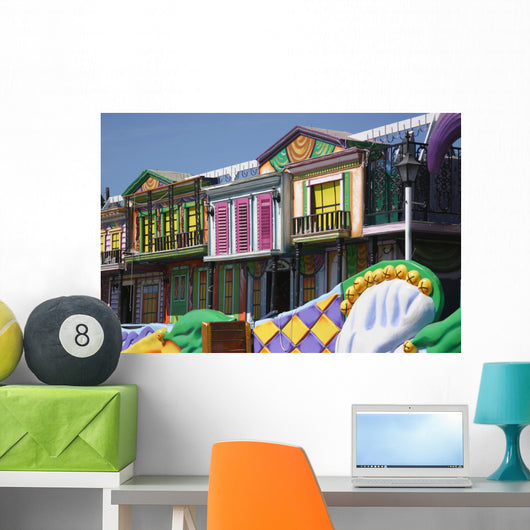Mardi Gras Float Details Wall Decal