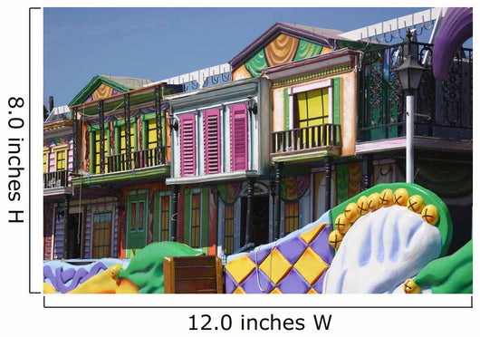 Mardi Gras Float Details Wall Decal