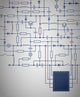 Circuit Diagram Bottom Right Wall Decal
