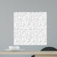 Handwriting Seamless Vector Wall Decal