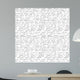 Handwriting Seamless Vector Wall Decal
