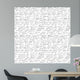 Handwriting Seamless Vector Wall Decal