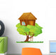 Tree House Wall Illustration Decal