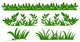 Grass Vectors Wall Decal