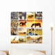 Safari Animal Collage 2 Wall Decal