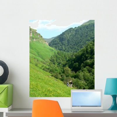 Balade En Pays Basque Wall Decal shown on a wall