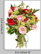 Bouquet with Roses Wall Decal