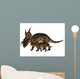 Adult and Young Einiosaurus Wall Decal
