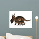 Adult and Young Einiosaurus Wall Decal