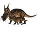 Adult and Young Einiosaurus Wall Decal