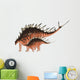 Adult and Young Kentrosaurus Wall Decal
