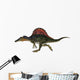 Running Red-Finned Spinosaurus Wall Decal