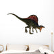 Roaring Red-Finned Spinosaurus Wall Decal