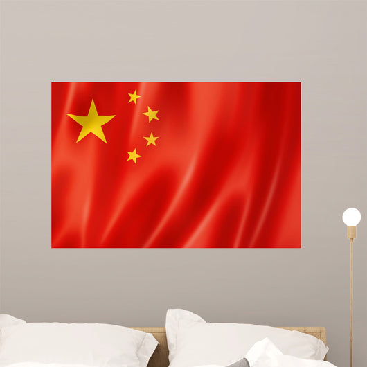 Chinese Flag Wall Decal