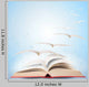Magic Book Pages Flying Away Wall Decal