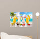 Pina Colada Drinks Wall Decal