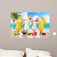 Pina Colada Drinks Wall Decal