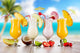 Pina Colada Drinks Wall Decal