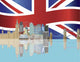 London Skyline with Union Wall Decal