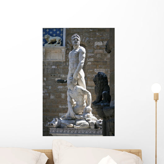 Statue Hercules and Caucus Wall Decal