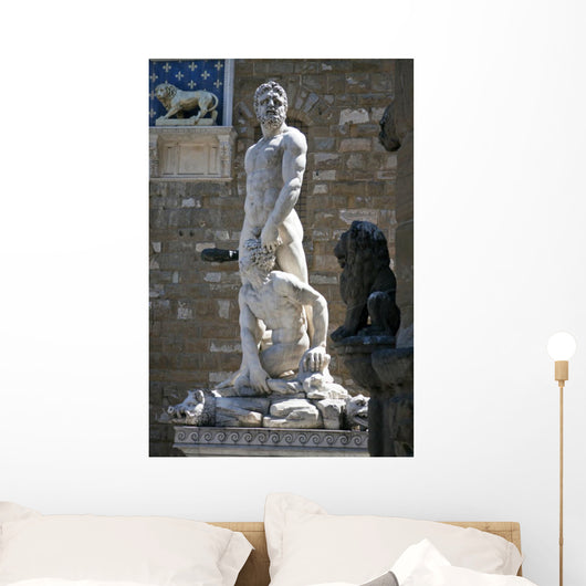 Statue Hercules and Caucus Wall Decal