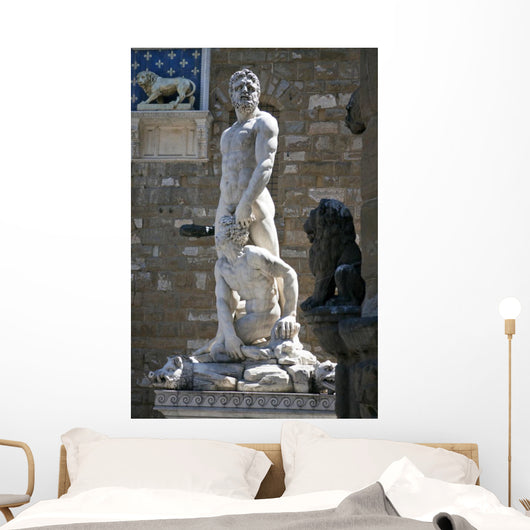 Statue Hercules and Caucus Wall Decal