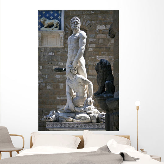Statue Hercules and Caucus Wall Decal