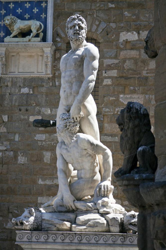 Statue Hercules and Caucus Wall Decal
