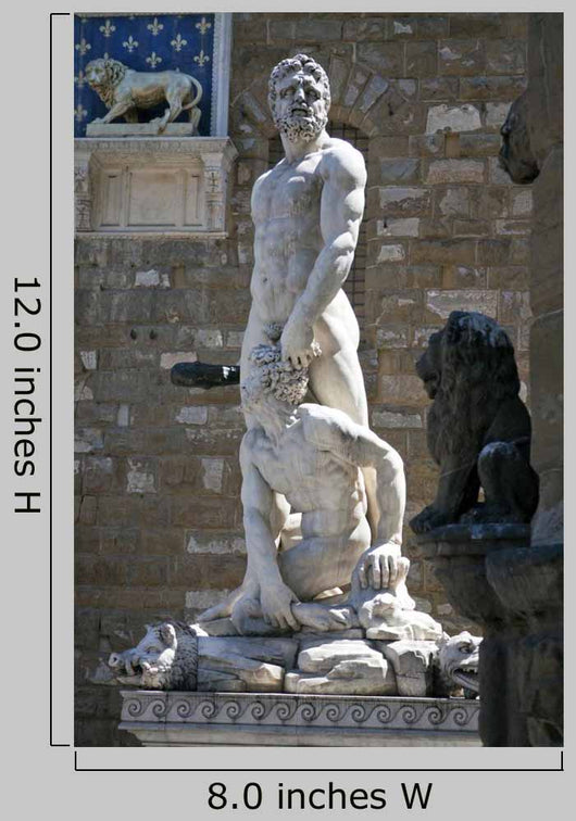 Statue Hercules and Caucus Wall Decal