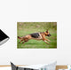 German Shepherd Action Wall Decal