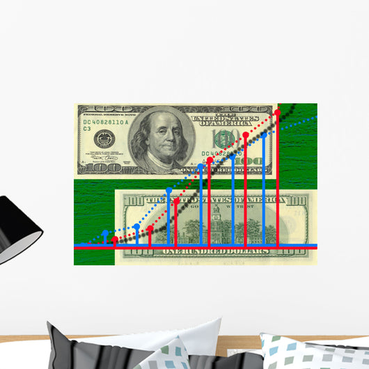Chart Money Wall Decal