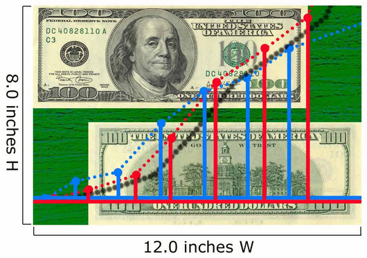 Chart Money Wall Decal