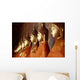 Line of Buddha Statues Horizontal Wall Decal