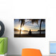 Meditation Sunset Wall Decal