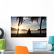 Meditation Sunset Wall Decal