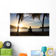 Meditation Sunset Wall Decal