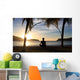Meditation Sunset Wall Decal