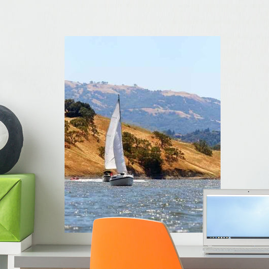 Sailing Lake Wall Decal