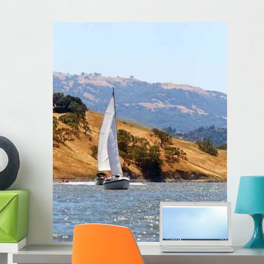 Sailing Lake Wall Decal