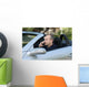 Man Driving Car Wall Decal