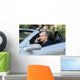 Man Driving Car Wall Decal
