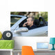 Man Driving Car Wall Decal