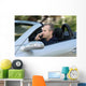 Man Driving Car Wall Decal