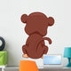 Monkey Back Wall Decal