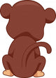 Monkey Back Wall Decal
