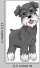 Miniature Schnauzer Wall Decal