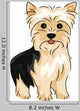 Yorkshire Terrier Wall Decal
