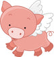 When Pigs Fly Wall Decal
